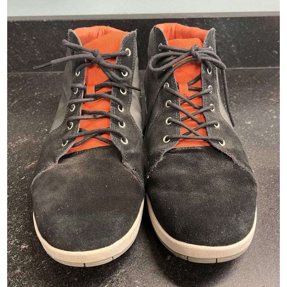 Chaco Beluga Men's‎ Chukka Boots – Size US 14 – Black/Gray with Orange Lining